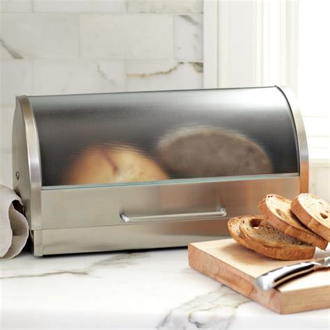 glass & stainless steel bread box|glass near me.